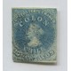 CHILE 1856 Yv. 06b ESTAMPILLA COLON USADA 27,50 EUROS