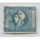 ARGENTINA 1862 GJ 22d ESTAMPILLA CON FILIGRANA LACROIX FRERES BONITO Y RARO SELLO U$ 900