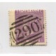 INGLATERRA 1867 Yv. 34 NUMERO DE PLANCHA 8 ESTAMPILLA USADA 100 EUROS