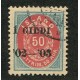 ISLANDIA 1902 Yv. 32A ESTAMPILLA USADA 65 EUROS