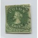 CHILE 1861 Yv. 10 ESTAMPILLA COLON ULTIMA DE LONDRES 65 EUROS CON RARO MATASELLO INUTIL CON ESTRELLA