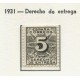 ESPAÑA 1931 Yv. 522 ESTAMPILLA NUEVA CON GOMA 8 EUROS