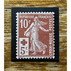 FRANCIA 1914 Yv 147 CRUZ ROJA ESTAMPILLA COMPLETA NUEVA MINT 100 EUROS