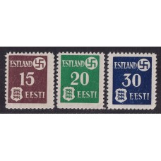 ALEMANIA EN ESTONIA 1941 ESTAMPILLAS EN SERIE COMPLETA NUEVA MINT AVIONES MI. 1y/3y 55 €