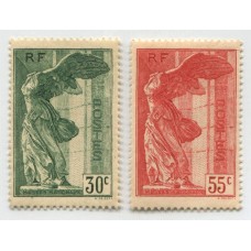 FRANCIA 1937 Yv. 354/5 MUY BUENA SERIE COMPLETA NUEVA CON GOMA HERMOSA 170 €