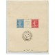 FRANCIA 1929 Yv. BLOQUE 2 HOJA COMPLETA DE ESTAMPILLAS NUEVAS CON MATASELLO DE LA EXPOSICION 1350 €