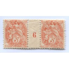 FRANCIA 1906 ESTAMPILLAS CON ENTRECINTAS NUEVAS MINT !!