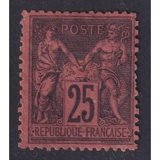 FRANCIA 1877 Yv 91 ESTAMPILLA NUEVA CON GOMA MUY RARA 500 €