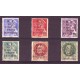 FRANCIA 1944 EL FRENTE NACIONAL LIBERA NIZA SERIE COMPLETA NUEVA CON GOMA CON IMPRESION DE MONOGRAMAS EN LA GOMA CON PARTES DEL ESCUDO IMPERIAL FRANCES ( 180 € PARA MINT ) RARISIMAS Y DE LUJO 