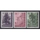 LIECHTENSTEIN 1957 Yv 319/21 SERIE COMPLETA NUEVA CON GOMA 10 EUROS