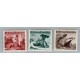 LIECHTENSTEIN 1950 Yv 247/9 SERIE COMPLETA NUEVA CON GOMA 35 EUROS FAUNA