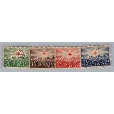 FINLANDIA 1939 Yv 209/12 SERIE COMPLETA FINAMENTE USADA 20 €
