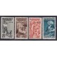 ALEMANIA ESTAMPILLA SARRE 1927 Yv 121/4 SERIE COMPLETA DE ESTAMPILLAS NUEVAS MINT PERROS CRUZ ROJA 150 €