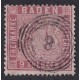 ALEMANIA 1861 ESTADO DE BADEN Yv 12 ESTAMPILLA REPLACADA, RARA 225 €