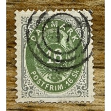 DINAMARCA 1870 Yv 20 ESTAMPILLA CLASICA MUY LINDA 220 EUROS
