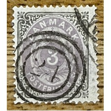 DINAMARCA 1870 Yv 17 ESTAMPILLA CLASICA MUY LINDA 140 EUROS