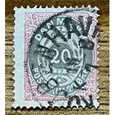 DINAMARCA 1875 Yv 26A ESTAMPILLA CLASICA 40 EUROS