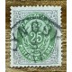 DINAMARCA 1875 Yv 27B ESTAMPILLA CLASICA 50 EUROS