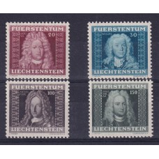 LIECHTENSTEIN 1941 Yv 173/6 SERIE COMPLETA DE ESTAMPILLAS NUEVAS MINT 13.50 €