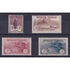 FRANCIA 1926 Yv 229/32 SERIE COMPLETA ESTAMPILLAS NUEVAS CON GOMA 210 EUROS
