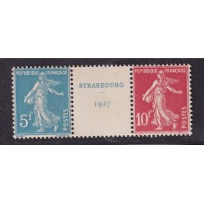 FRANCIA 1927 Yv 241/2 SERIE COMPLETA DE ESTAMPILLAS NUEVAS MINT RARISIMAS 1.000 €