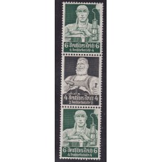 ALEMANIA 1934 ESTAMPILLAS SE-TENANT ZUSAMMENDRUCKE NUEVAS CON GOMA DE GRAN CALIDAD MICHEL S220 10 EUROS