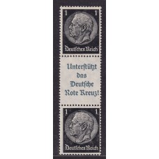 ALEMANIA 1934 ESTAMPILLAS SE-TENANT ZUSAMMENDRUCKE NUEVAS CON GOMA DE GRAN CALIDAD MICHEL S102 RARO 35 €