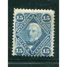 ARGENTINA 1867 GJ 40 ESTAMPILLA NUEVA CON GOMA PE.  20     U$ 200