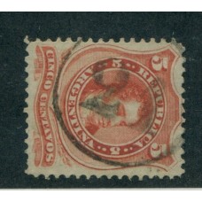 ARGENTINA 1867 GJ 38 AMERICAN BANK MATASELLO BUZON 21