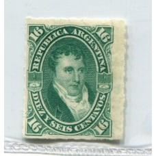 ARGENTINA 1876 GJ 50 PE 34 NUEVO CON GOMA U$ 12