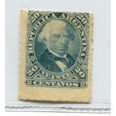 ARGENTINA 1876 GJ 51 PE 35 NUEVO CON GOMA U$ 15