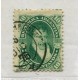 ARGENTINA 1867 GJ 39b PE 19a ESTAMPILLA VARIEDAD PAPEL RAYADO U$ 35