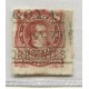 ARGENTINA 1876 GJ 49 CON MATASELLO GOYA CORRIENTES