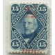 ARGENTINA 1884 GJ 72a SELLO PROVISORIO NUEVA VARIEDAD SOBRECARGA 1/2 ARRIBA U$ 50