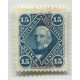 ARGENTINA 1884 GJ 72a  SELLO PROVISORIO NUEVA VARIEDAD SOBRECARGA 1/2 ARRIBA   U$ 50