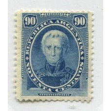 ARGENTINA 1867 GJ 44 ESTAMPILLA NUEVA SIN GOMA