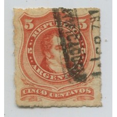 ARGENTINA 1876 GJ 48 HERMOSO EJEMPLAR USADO PE 32 DE PERFECTA CONDICION U$ 50