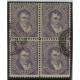 ARGENTINA 1888 GJ 90 CUADRO DE ESTAMPILLA USADAS