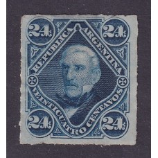 ARGENTINA 1876 GJ 52 ESTAMPILLA NUEVA CON GOMA U$ 38