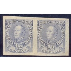 ARGENTINA 1889 GJ 097AP AZUL GRIS PAREJA SIN DENTAR NUEVA LUJO