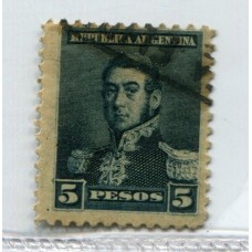 ARGENTINA 1892 GJ 151 ESTAMPILLA USADA