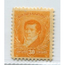 ARGENTINA 1892 GJ 183 FIL SOL GRANDE NUEVO U$ 20