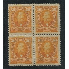 ARGENTINA 1889 GJ 113  CUADRO NUEVO 2 ESTAMPILLAS MINT