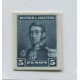 ARGENTINA 1892 GJ 151 ENSAYO EN CARTON, COLOR ADOPTADO