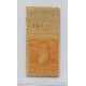 ARGENTINA 1892 GJ 140PH ESTAMPILLA NUEVA CON GOMA CON VARIEDAD SIN DENTADO HORIZONTAL CON BORDE DE HOJA CON LEYENDA Y NUMERO ( LA PAREJA SIN DENTAR U$ 200 )