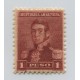 ARGENTINA 1892 GJ 186 ESTAMPILLA NUEVA CON GOMA u$ 62