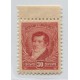 ARGENTINA 1892 GJ 183 ESTAMPILLA MINT ENSAYO PRUEBA DE IMPRESIÓN FINAL EN PAPEL FILIGRANADO Y ENGOMADO EN COLOR ROJO CARMIN, MUY RARO