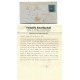 ARGENTINA 1860 GJ 2 CORRIENTES 1 REAL TACHADO A PLUMA EN PLIEGO COMPLETO DESDE MERCEDES CON FECHA ANTERIOR A TODO REGISTRO EN EL CERTIFICADO DE KNEITSCHEL SE ACLARA NUEVA PRIMERA FECHA DE CIRCULACION RARISIMA Y ES CARTA COMPLETA TIPO 3 DE LA PLANCHA