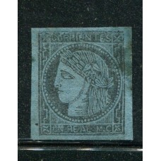 ARGENTINA 1856 GJ 1 CORRIENTES LA PRIMER ESTAMPILLA DEL PAIS ORIGINAL NUEVA !! TIPO 3 DE LA PLANCHA  RARA U$330