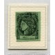 ARGENTINA 1864 GJ 4 CORRIENTES COLOR VERDE AMARILLO ESTAMPILLA CON MATASELLO POSTAL TIPO 2 DE LA PLANCHA U$ 80